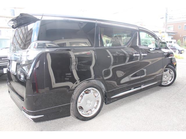 ヴェルファイアハイブリッド X アルパイン製ナビゲーションTVバックカメラ後席アルパイン製フィリプダウンモニターETC革調シートカバー・LEDライト ハイブリット4WD両側電動スライドドア(14枚目)