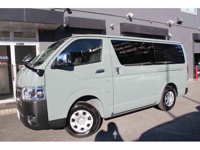 ハイエースバン ロングスーパーGL アースカラーパッケージ 両側電動スライドドア LEDライト フォグデジタルインナーミラー パノラミックビューモニター 4WDディーゼル寒冷地仕様(8枚目)