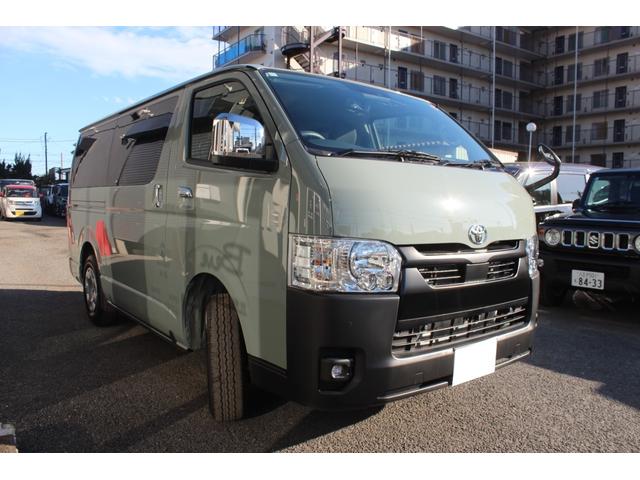 ハイエースバン ロングスーパーGL アースカラーパッケージ 両側電動スライドドア LEDライト フォグデジタルインナーミラー パノラミックビューモニター 4WDディーゼル寒冷地仕様(11枚目)