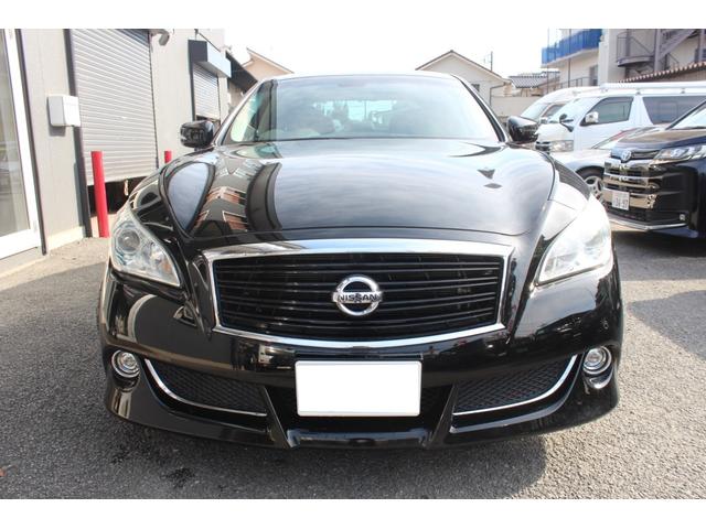 フーガ ３７０ＧＴ　純正ナビゲーションＴＶバックカメラフロントインパル仕様バンパー　黒革シート　パワーシート　シートヒータープッシュスタートインテリジェントキー（8枚目）