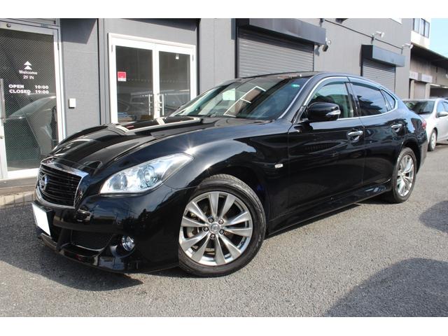 フーガ ３７０ＧＴ　純正ナビゲーションＴＶバックカメラフロントインパル仕様バンパー　黒革シート　パワーシート　シートヒータープッシュスタートインテリジェントキー（9枚目）