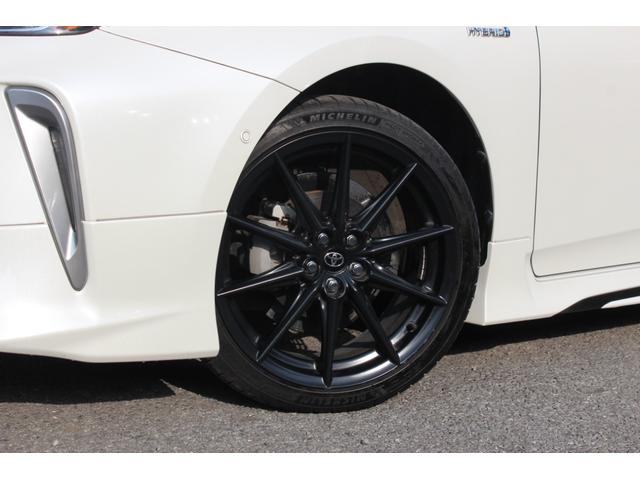 プリウス Ａツーリングセレクション　４ＷＤ　９インチナビゲーションＴＶバックカメラＥＴＣ　黒レザーシートパワーシート　シートヒーター　モデリスタエアロ　ＬＥＤライト（50枚目）