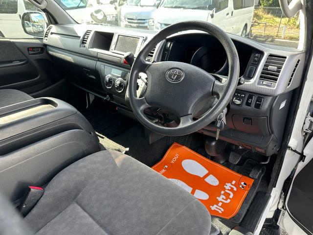 ハイエースワゴン グランドキャビン 電動スライドドアオートステップ10人乗純正ナビTVバックカメラETCキーレスブルートゥース禁煙オートライトリヤクーラーヒーター3型後期ルームクリーニング済み(16枚目)