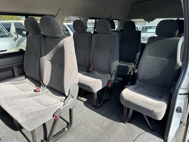 ハイエースワゴン グランドキャビン 電動スライドドアオートステップ10人乗純正ナビTVバックカメラETCキーレスブルートゥース禁煙オートライトリヤクーラーヒーター3型後期ルームクリーニング済み(28枚目)