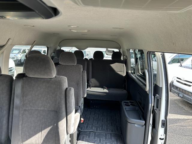 ハイエースワゴン GL 電動スライドドアプッシュスタートLEDヘッドライトアルパイン11インチナビ TVバックカメラETCスマートキーリヤモニター禁煙6速オートマFエアロフォグ100V電源タイベルチェーン(34枚目)