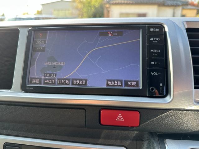 ハイエースワゴン GL 電動スライドドア10人純正ナビTVバックカメラETCキーレスオートライトリヤクーラーヒーター6速オートマ禁煙Fフォグタイベルチェーンルームクリーニング済みブルートゥース(19枚目)