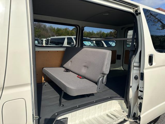 ハイエースバン DX GLパッケージ 純正ナビTVバックカメラキーレス6速オートマ禁煙電動格納ミラー両側スライドドア15インチAW2025年製造タイヤタイベルチェーンルームクリーニング済み(27枚目)