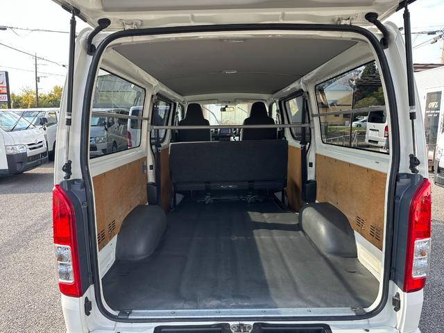 ハイエースバン DX GLパッケージ 純正ナビTVバックカメラキーレス6速オートマ禁煙電動格納ミラー両側スライドドア15インチAW2025年製造タイヤタイベルチェーンルームクリーニング済み(30枚目)