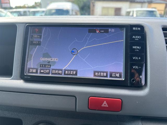 ハイエースバン SロングワイドDX 床張り加工ワイドハイルーフ純正ナビTVバックカメラETCキーレス禁煙ブルートゥース1ナンバー6人乗りルームクリーニング済み(17枚目)