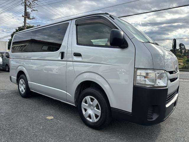 ハイエースバン ロングＤＸ　ディーゼル両側スライドドアナビバックカメラＥＴＣキーレスＷエアバックパワーウインドー集中ドアロックルームクリーニング済み（2枚目）