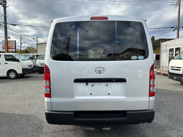 ハイエースバン ロングＤＸ　ディーゼル両側スライドドアナビバックカメラＥＴＣキーレスＷエアバックパワーウインドー集中ドアロックルームクリーニング済み（7枚目）