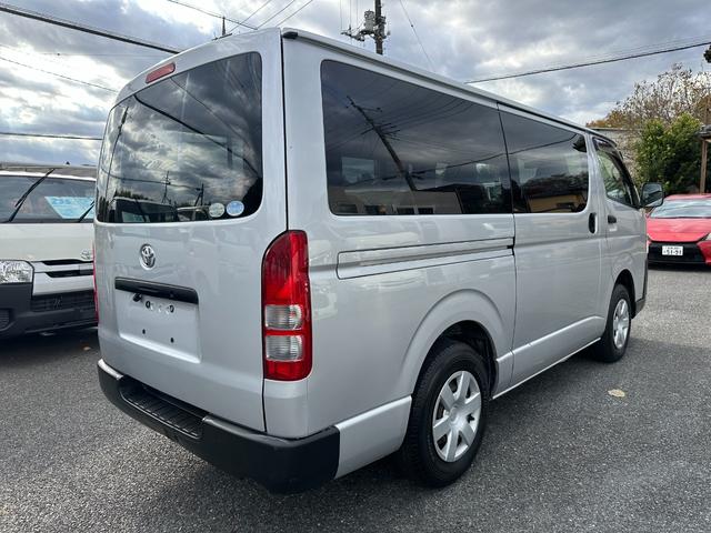 ハイエースバン ロングＤＸ　ディーゼル両側スライドドアナビバックカメラＥＴＣキーレスＷエアバックパワーウインドー集中ドアロックルームクリーニング済み（8枚目）