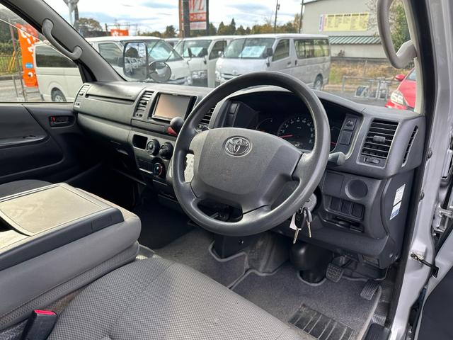 ハイエースバン ロングＤＸ　ディーゼル両側スライドドアナビバックカメラＥＴＣキーレスＷエアバックパワーウインドー集中ドアロックルームクリーニング済み（18枚目）