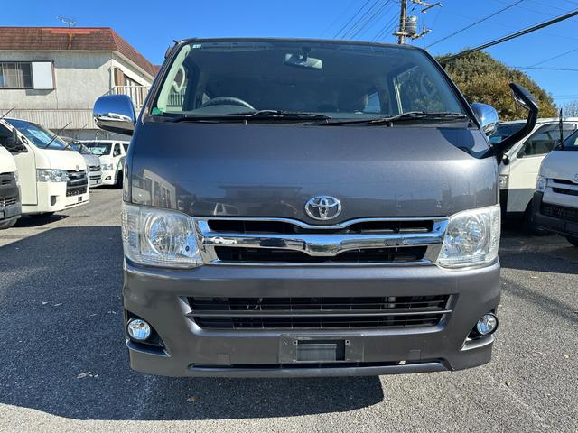 ハイエースバン ロングスーパーＧＬ　３型後期純正ナビＴＶバックカメラＥＴＣキーレスリヤクーラーヒーターオートライトオートエアコン電動格納ミラー両側スライドドアタイベルチェーンルームクリーニング済みＷエアバック（3枚目）