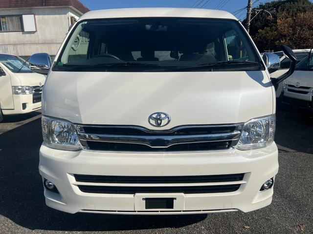 ハイエースワゴン ＧＬ　業者販売歓迎３型４ＷＤ電動スライドアリアクーラーヒーターナビワンセグＴＶバックカメラキーレスイージークローザーＥＴＣオートライトオートエアコンフロントフォグ１００Ｖ電源電動格納ミラータイベルチェーン（3枚目）
