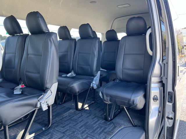 ハイエースワゴン グランドキャビン 純正ナビTVバックカメラETCキーレスリヤクーラーヒーター電動スライドドア電動格納ミラーシートカバーオートライトオートエアコンWエアバック(33枚目)