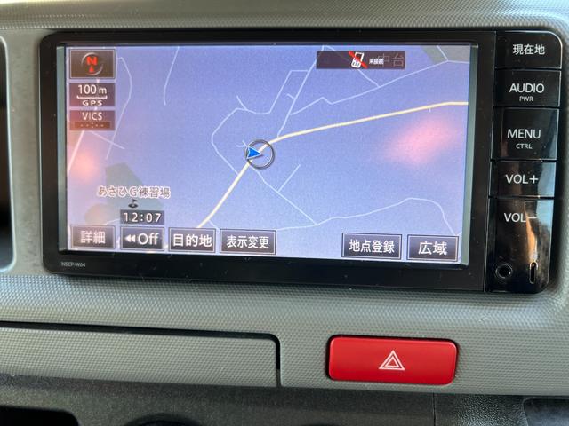 ハイエースバン SロングDX 電動リフト付きリヤクーラーヒーター純正ナビTVバックカメラETC100V電源床張り加工外部電源フロントフォグ2024年製造タイヤタイベルチェーン小窓(27枚目)