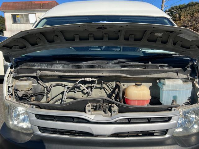 ハイエースバン SロングDX 電動リフト付きリヤクーラーヒーター純正ナビTVバックカメラETC100V電源床張り加工外部電源フロントフォグ2024年製造タイヤタイベルチェーン小窓(49枚目)