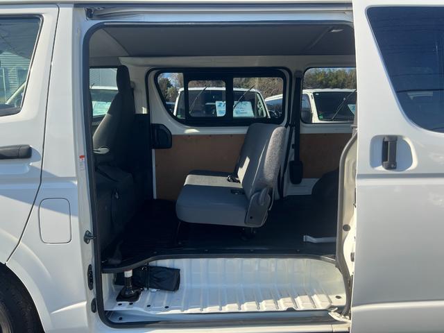 ハイエースバン ロングDX GLパッケージ キーレス純正ナビTVバックカメラETC2.0TSSオートハイビーム6人小窓6速ATタイベルチェーン電動格納ミラー(32枚目)