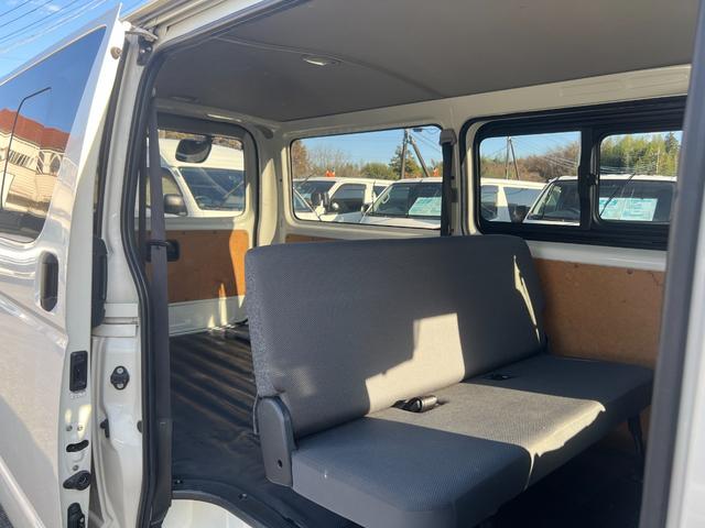 ハイエースバン ロングDX GLパッケージ キーレス純正ナビTVバックカメラETC2.0TSSオートハイビーム6人小窓6速ATタイベルチェーン電動格納ミラー(37枚目)