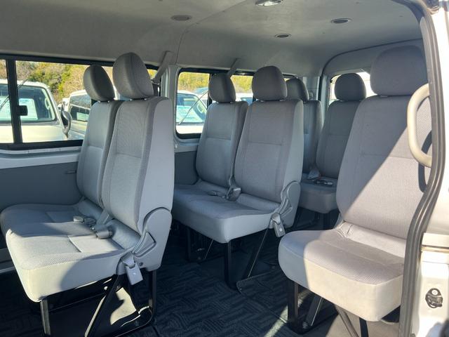 ハイエースワゴン ＤＸ　１０人乗りキーレスリヤクーラーヒーターナビＴＶＢｌｕｅｔｏｏｔｈバックカメラＥＴＣＷエアバック小窓集中ドアロックタイベルチェーン（32枚目）