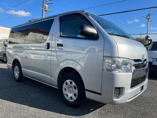 ハイエースバン ロングＤＸ　ＧＬパッケージ　５Ｄ６人乗りキーレスナビＴＶバックカメラ小窓電動格納ミラータイベルチェーンルームクリーニング済（2枚目）