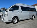 ハイエースワゴン グランドキャビン 純正ナビTVバックカメラETCキーレスリヤクーラーヒーター電動スライドドア電動格納ミラーシートカバーオートライトオートエアコンWエアバック(4枚目)