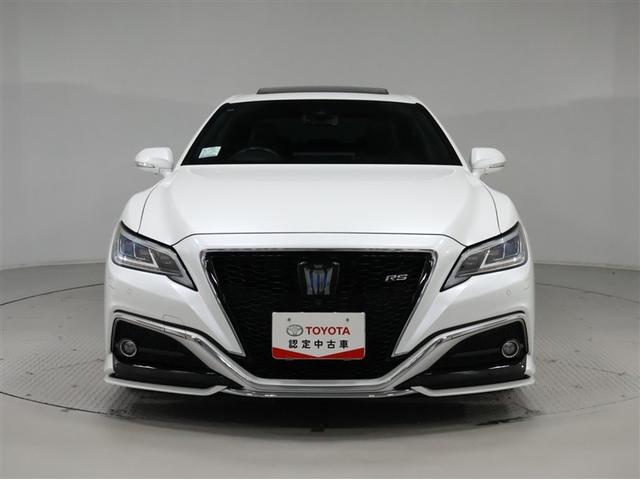 クラウンハイブリッド ＲＳアドバンス　禁煙車　トヨタ認定中古車　サンルーフ　トヨタ純正ナビ　パノラミックビューモニター　デジタルインナーミラー　トヨタセーフティーセンス　レーダークルーズコントロール　クリアランスソナー（6枚目）