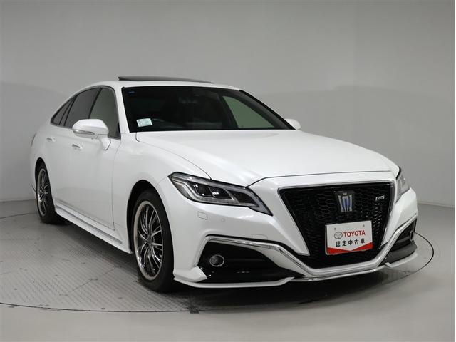 クラウンハイブリッド ＲＳアドバンス　禁煙車　トヨタ認定中古車　サンルーフ　トヨタ純正ナビ　パノラミックビューモニター　デジタルインナーミラー　トヨタセーフティーセンス　レーダークルーズコントロール　クリアランスソナー（11枚目）