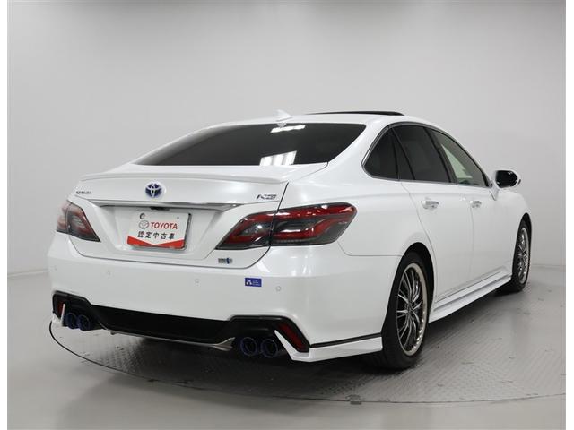 クラウンハイブリッド ＲＳアドバンス　禁煙車　トヨタ認定中古車　サンルーフ　トヨタ純正ナビ　パノラミックビューモニター　デジタルインナーミラー　トヨタセーフティーセンス　レーダークルーズコントロール　クリアランスソナー（22枚目）