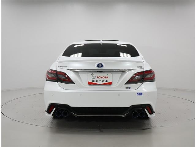 クラウンハイブリッド ＲＳアドバンス　禁煙車　トヨタ認定中古車　サンルーフ　トヨタ純正ナビ　パノラミックビューモニター　デジタルインナーミラー　トヨタセーフティーセンス　レーダークルーズコントロール　クリアランスソナー（23枚目）