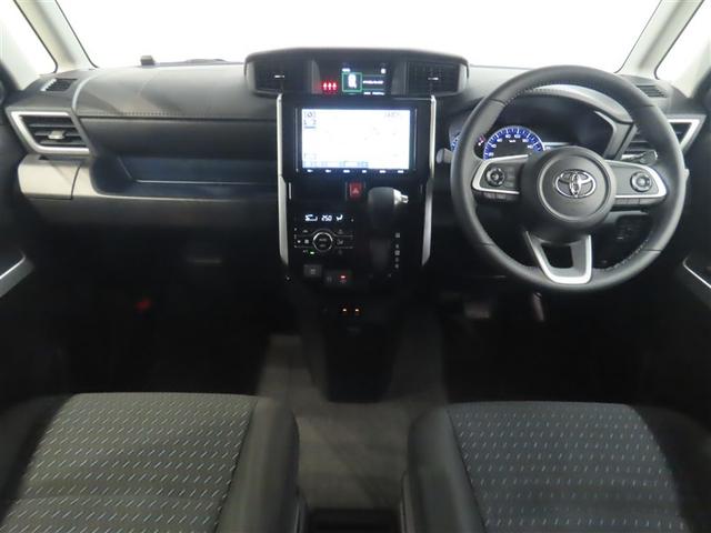 ルーミー カスタムＧ－Ｔ　ワンオーナー　禁煙車　トヨタ認定中古車　純正ナビ　バックカメラ　前後ドライブレコーダー　シートヒーター　スマートアシスト　クルーズコントロール　クリアランスソナー　純正アルミホイール（3枚目）