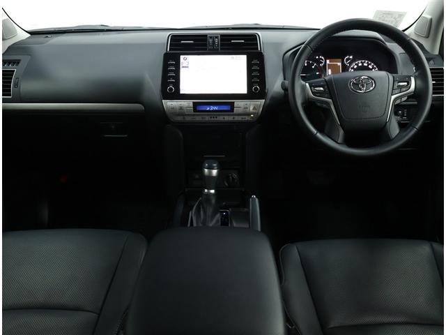 ランドクルーザープラド TX Lパッケージ・ブラックエディション ワンオーナー 禁煙車 トヨタ認定中古車 純正ナビ パノラミックビューモニター シートベンチレーション 前後ドライブレコーダー トヨタセーフティーセンス クリアランスソナー(3枚目)