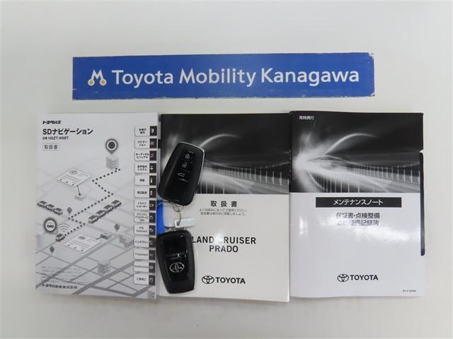 ランドクルーザープラド TX ワンオーナー 禁煙車 トヨタ純正ナビ バックカメラ ETC トヨタセーフティーセンス クリアランスソナー LEDヘッドランプ 純正アルミホイール(20枚目)