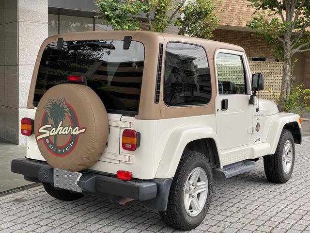 CHRYSLER JEEP JEEP WRANGLER SAHARA | 2001 | CREAM WHITE | 98000 km |   Japanese used  Exchange