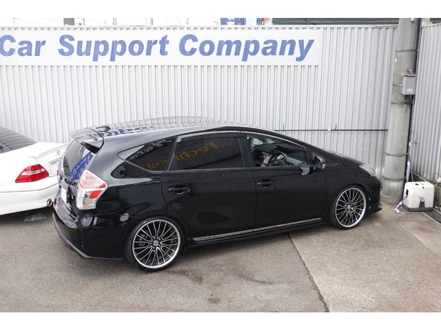 プリウスアルファ Ｇツーリングセレクション　後期型　モデリスタＦ・Ｓエアロ　ブリッツ車高調　ワークシュバート２０インチ　８６純正シート　社外ナビテレビ　Ｂカメラ　１年保証（13枚目）