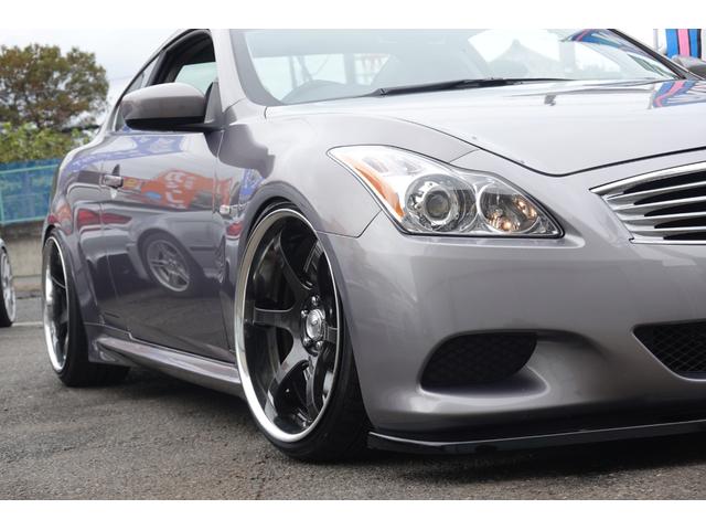 スカイライン 370GT タイプSP サンルーフ 6速マニュアル 新品ラッシュ車高調 SSR20インチ インパルサイドリアハーフエアロ 社外フロントリップ 純正OPトランクスポイラー(3枚目)