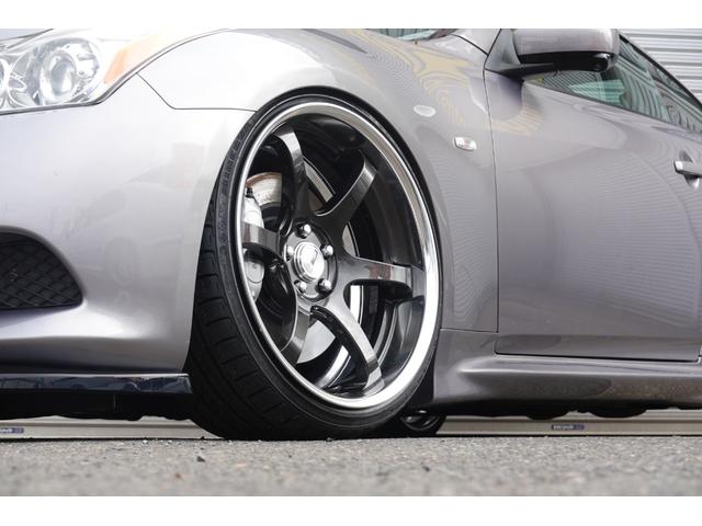 スカイライン 370GT タイプSP サンルーフ 6速マニュアル 新品ラッシュ車高調 SSR20インチ インパルサイドリアハーフエアロ 社外フロントリップ 純正OPトランクスポイラー(5枚目)