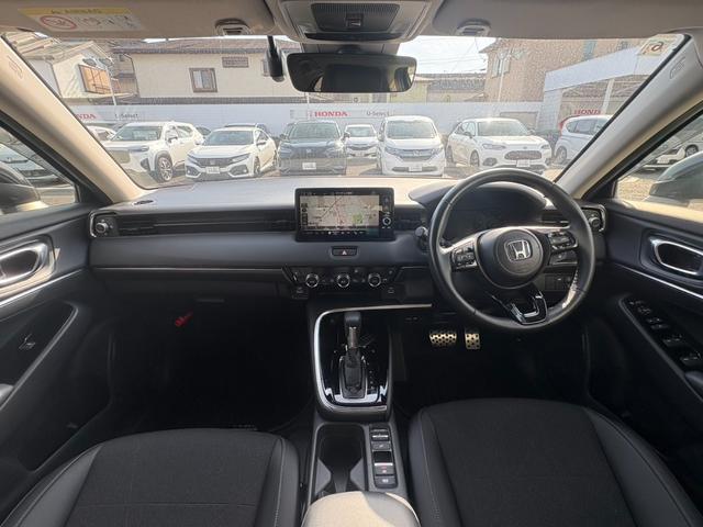 ヴェゼル e:HEVZ 1オーナー ドラレコ付き Rカメラ 記録簿 フルセグテレビ スマ-トキ- ETC車載器 アクティブクルーズ サイドエアバッグ ナビTV フルオートエアコン 横滑り防止 4WD車 ABS(6枚目)