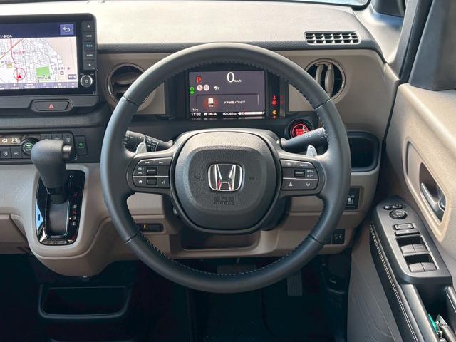 Ｎ－ＢＯＸジョイ ターボ　当社デモカー　整備記録簿　ＬＥＤヘッド　ＥＴＣ車載器　オートエアコン　バックカメラ　両側電動ドア　パワーウィンドウ　キーフリー　シートヒーター　フルセグ　スマートキー　ＤＶＤ　クルーズコントロール（13枚目）