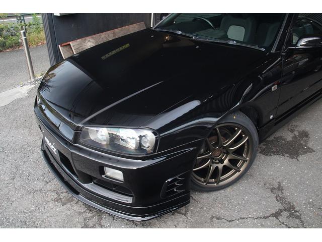 スカイライン 25GTターボ 純正5速 新品18インチセット イーストベアーエアロ付き(4枚目)