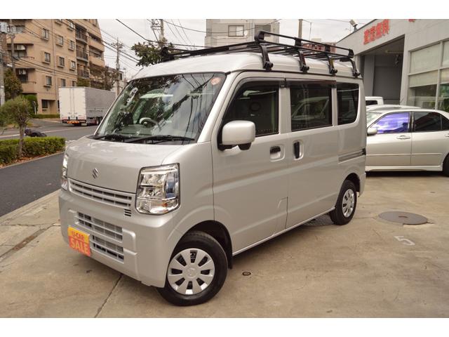 エブリイ ＰＣ　ワンオーナー　スズキセーフティサポート　純正ナビＴＶ地デジフルセグ　バックカメラ　純正前後ドライブレコーダー　純正ルーフキャリア　室内サイドバー　ドアバイザー　ＬＥＤライト　ＥＴＣ　キーレスエントリ（7枚目）