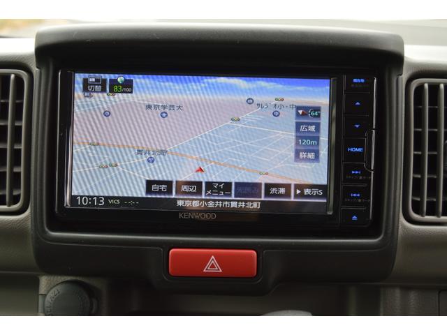 エブリイ ＰＣ　ワンオーナー　スズキセーフティサポート　純正ナビＴＶ地デジフルセグ　バックカメラ　純正前後ドライブレコーダー　純正ルーフキャリア　室内サイドバー　ドアバイザー　ＬＥＤライト　ＥＴＣ　キーレスエントリ（10枚目）