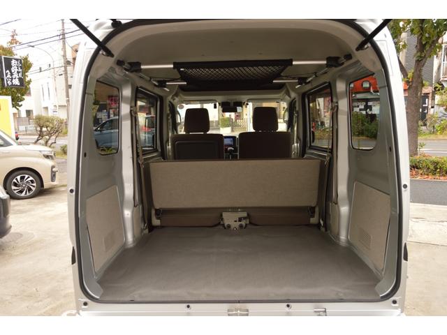 エブリイ ＰＣ　ワンオーナー　スズキセーフティサポート　純正ナビＴＶ地デジフルセグ　バックカメラ　純正前後ドライブレコーダー　純正ルーフキャリア　室内サイドバー　ドアバイザー　ＬＥＤライト　ＥＴＣ　キーレスエントリ（18枚目）