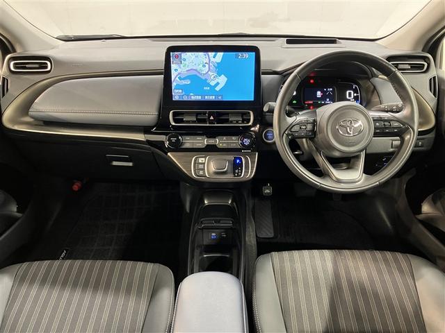 アクア Z エアロ LEDヘッドライト スマートキー 100V電源 イモビライザー アルミホイール オートクルーズコントロール 点検記録簿 エアコン ESC ナビ カーテンエアバッグ ETC キーレス ABS(5枚目)