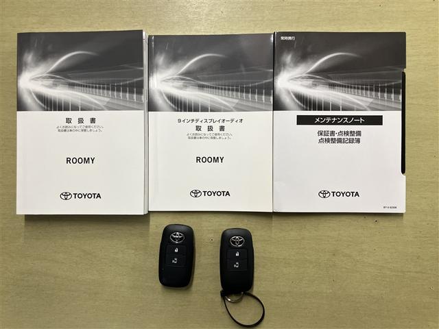 ルーミー X 左オートスライド AC VSC 点検記録簿 テレビ 地上デジタル PW WエアB ワンオーナ イモビライザー パワーステアリング エアバッグ バックモニター アイドルストップ メディアプレイヤー接続(21枚目)