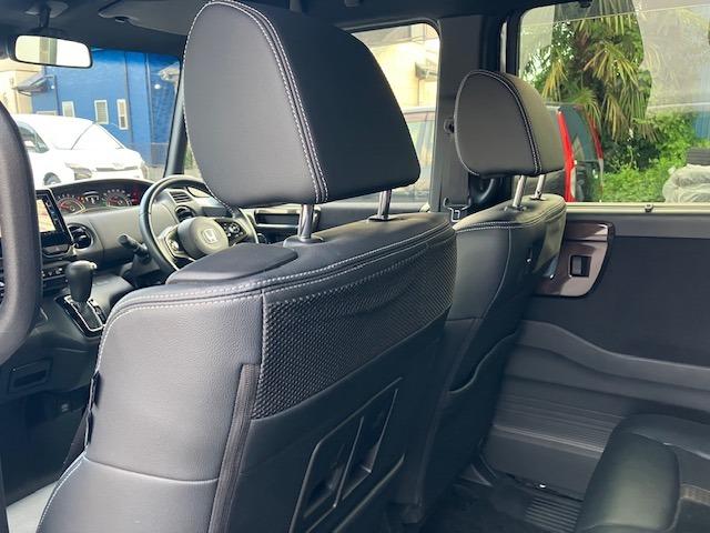 Ｎ－ＢＯＸカスタム Ｇ・ＥＸターボホンダセンシング　ナビ／Ｂｌｕｅｔｏｏｔｈ／フルセグＴＶ／両側電動スライドドア／ＥＴＣ／アダプティブクルーズコントロール／サンシェード／レーンアシスト機能／横滑り防止機能／スマートキー／ハーフレザー（48枚目）