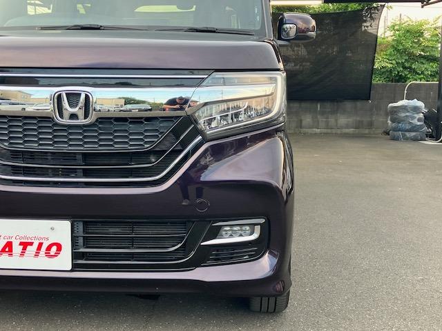 Ｎ－ＢＯＸカスタム Ｇ・ＥＸターボホンダセンシング　ナビ／Ｂｌｕｅｔｏｏｔｈ／フルセグＴＶ／両側電動スライドドア／ＥＴＣ／アダプティブクルーズコントロール／サンシェード／レーンアシスト機能／横滑り防止機能／スマートキー／ハーフレザー（56枚目）