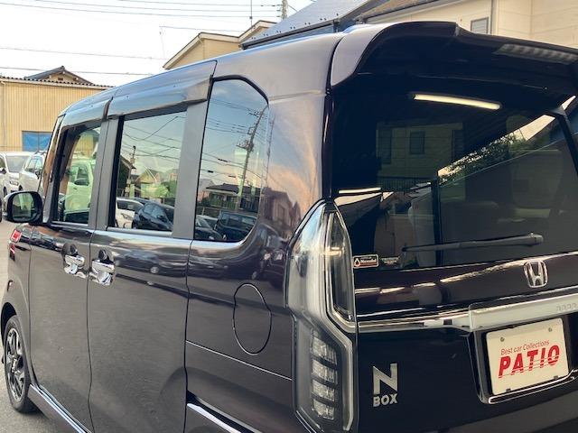 Ｎ－ＢＯＸカスタム Ｇ・ＥＸターボホンダセンシング　ナビ／Ｂｌｕｅｔｏｏｔｈ／フルセグＴＶ／両側電動スライドドア／ＥＴＣ／アダプティブクルーズコントロール／サンシェード／レーンアシスト機能／横滑り防止機能／スマートキー／ハーフレザー（59枚目）