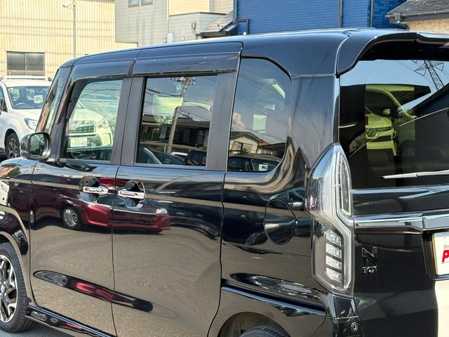 Ｎ－ＢＯＸカスタム Ｇ・Ｌターボホンダセンシング　レーンキープ　障害物センサー　アダプティブクルーズ　両側電動　ナビ　フルセグ　Ｂカメラ　Ｂｌｕｅｔｏｏｔｈオーディオ　ＥＴＣ　Ｉストップ　ＬＥＤヘッドライト　１５インチＡＷ　スマキー　フルフラット（71枚目）